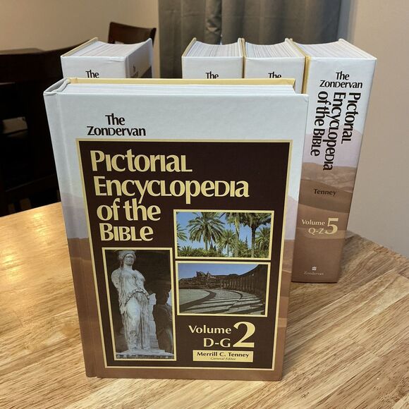 Zondervan Pictorial Encyclopedia of the Bible Volume 1-5 (1975) - Like New - Picture 5 of 16
